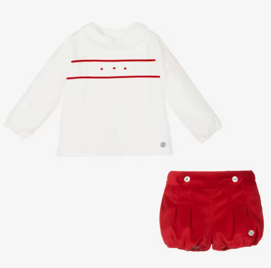 Alfie Velvet Short Set