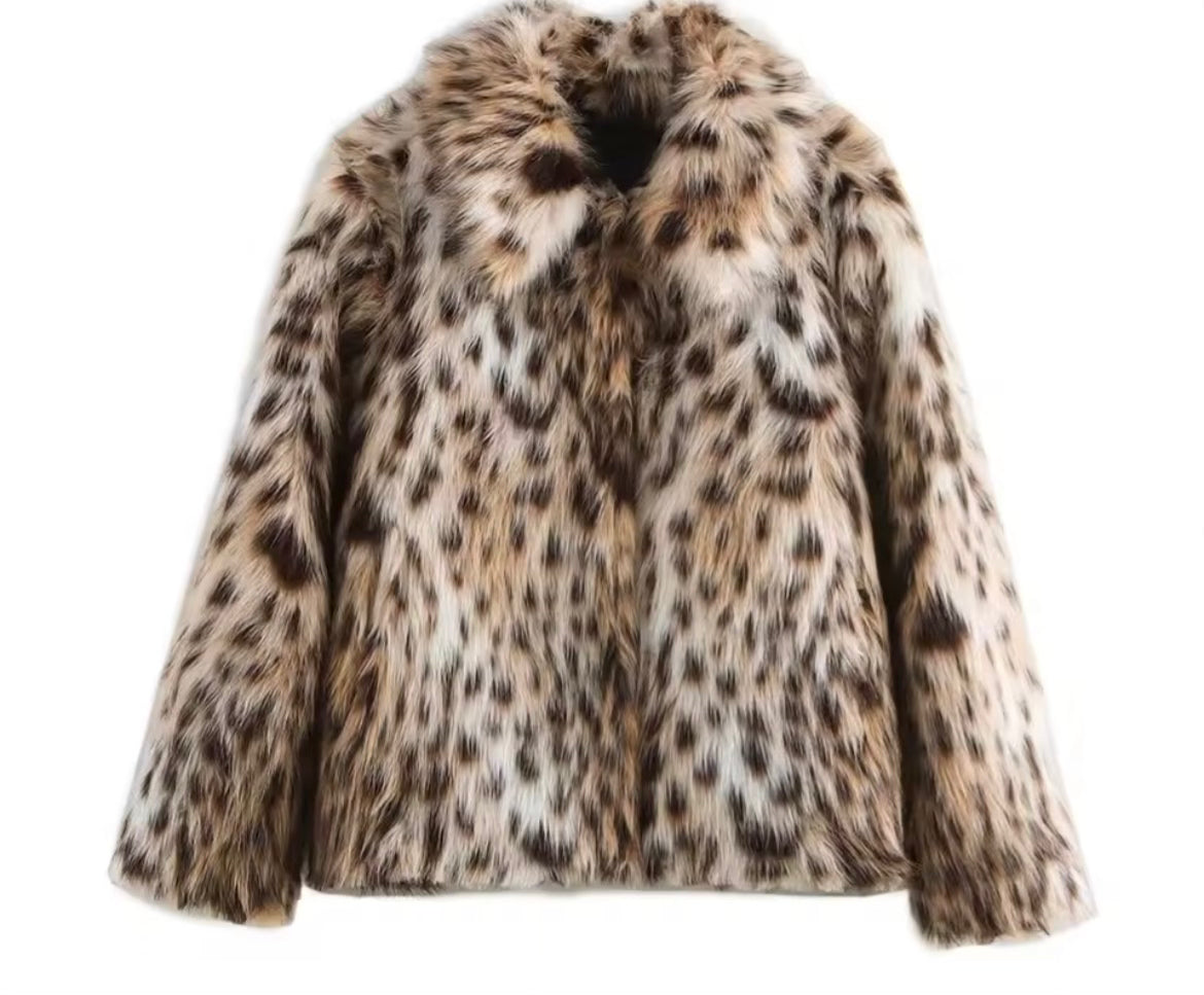 Animal Print Fur Coats