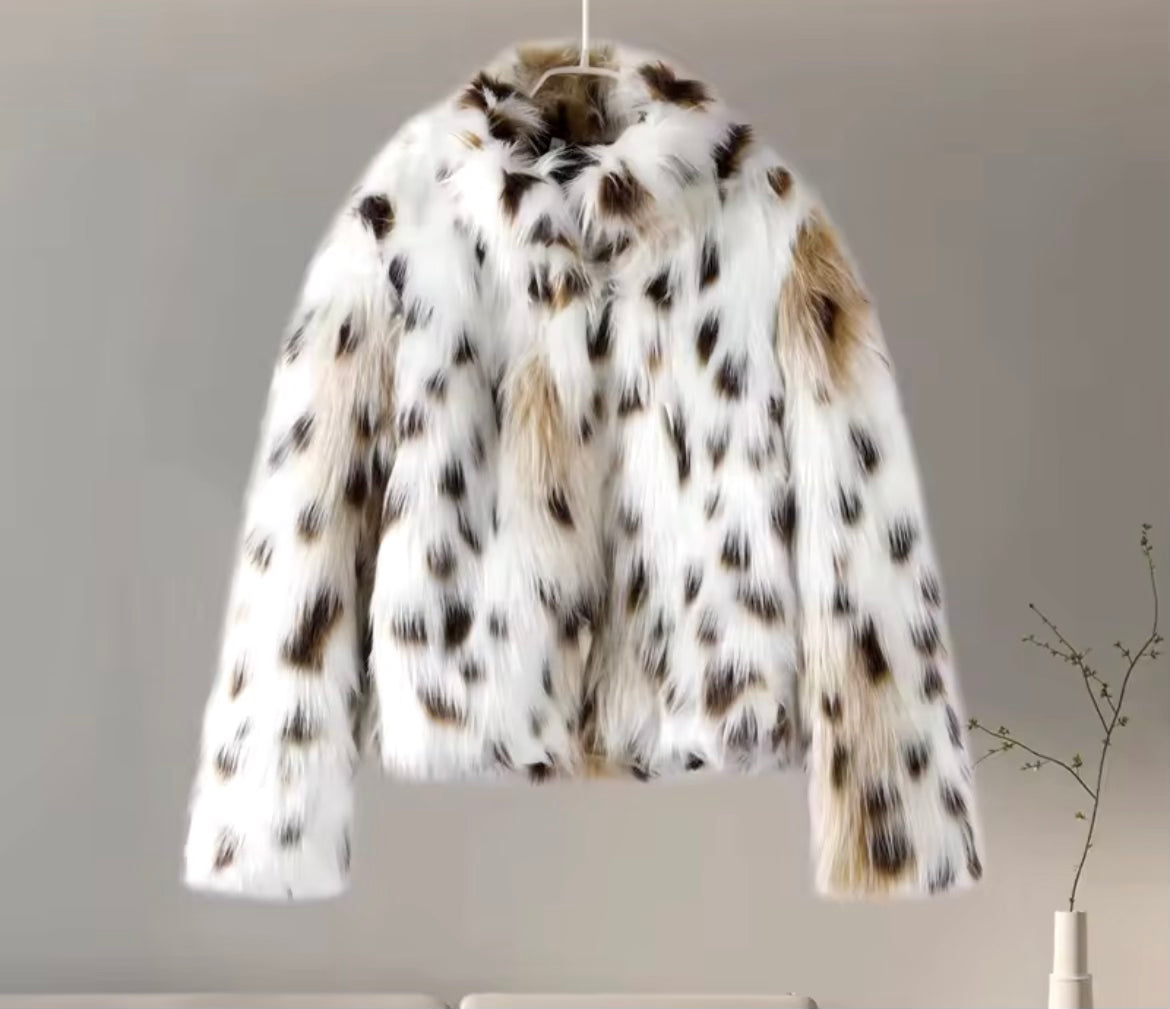 Animal Print Fur Coats