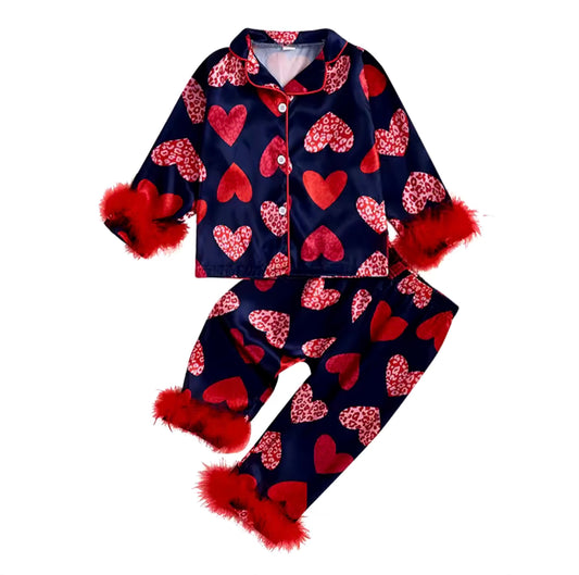 Love Heart Kids Pyjamas