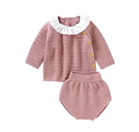 Knitted Baby Pant Set